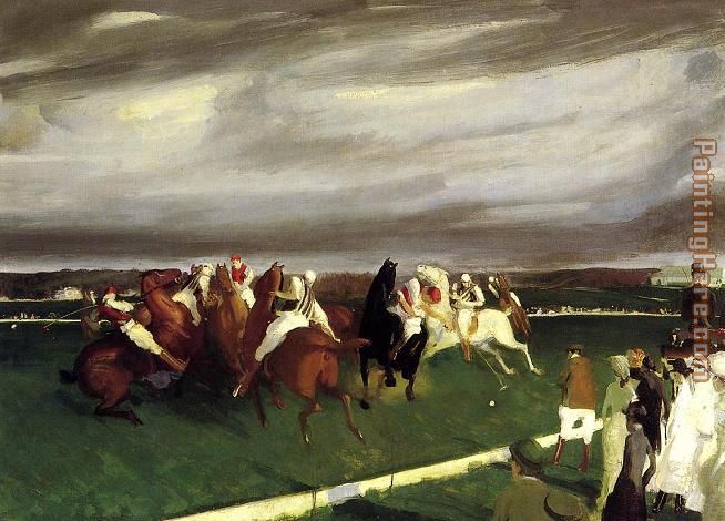 Polo at Lakewood painting - George Bellows Polo at Lakewood art painting